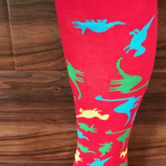 Slugs and Snails Dino Knee Socks