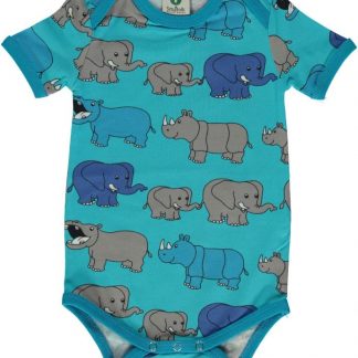 Småfolk Body with Elephant and Rhinos (Size 74 only)