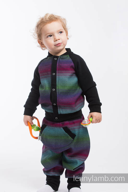 LennyLamb LennyBomber Jacket in Little Herringbone Impression - Image 6