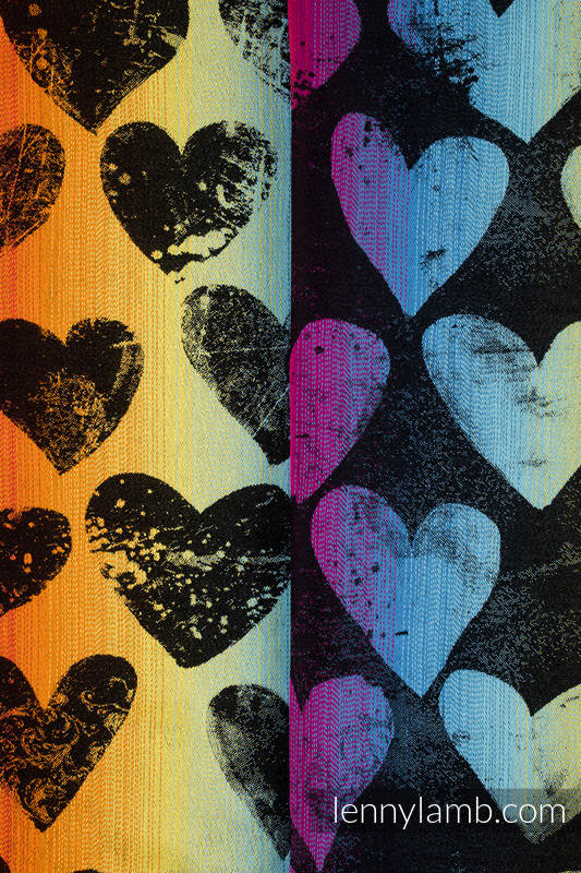 LennyLamb Woven Blanket in Lovka Rainbow Dark - Image 3
