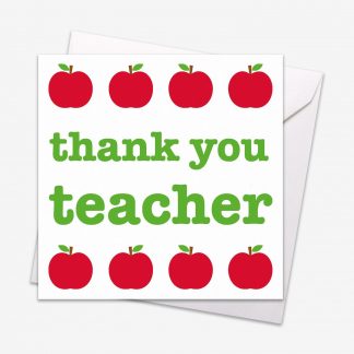 Toby Tiger Thank You Teacher Card