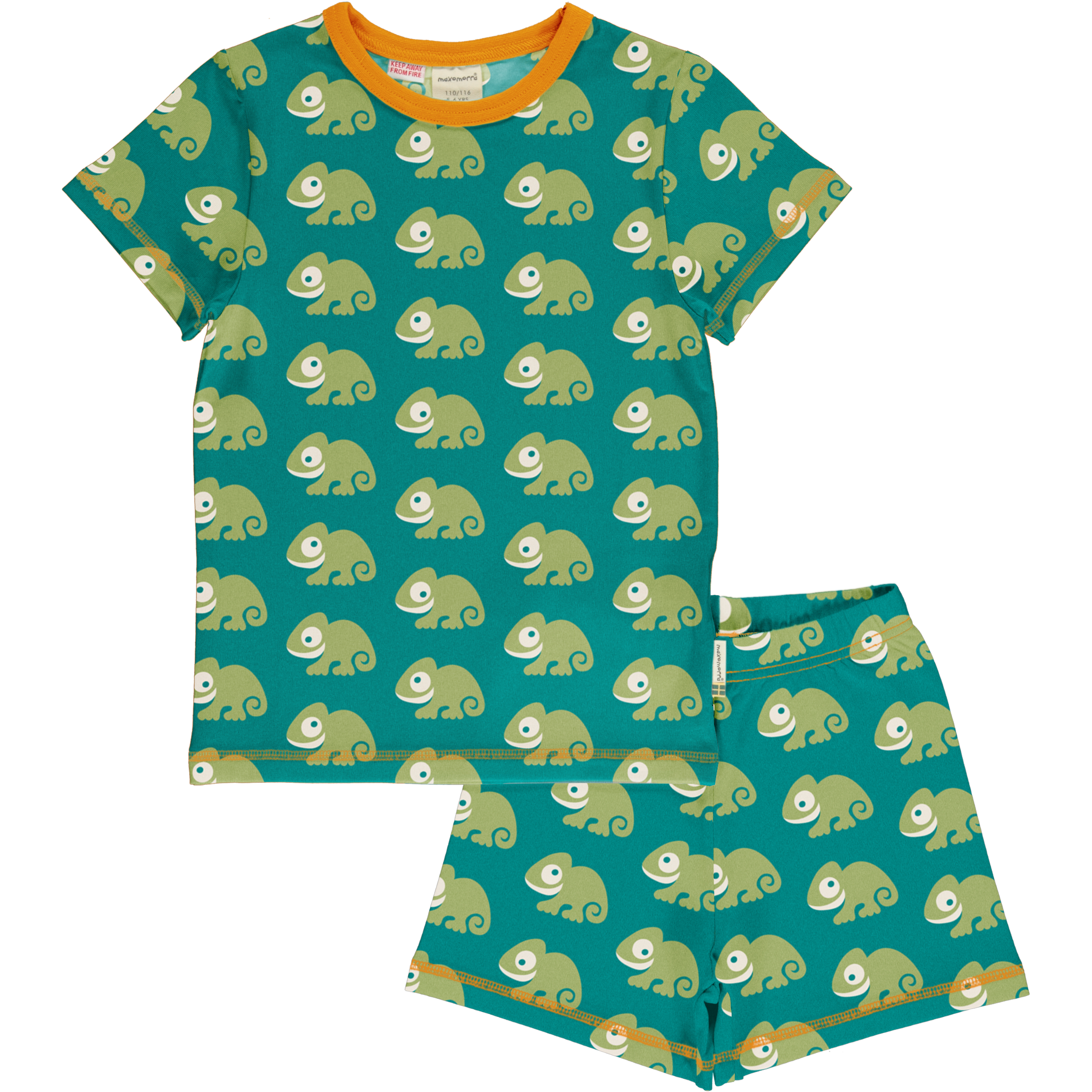 Maxomorra Short Sleeved Chameleon Pyjamas (Size 86/92 only)