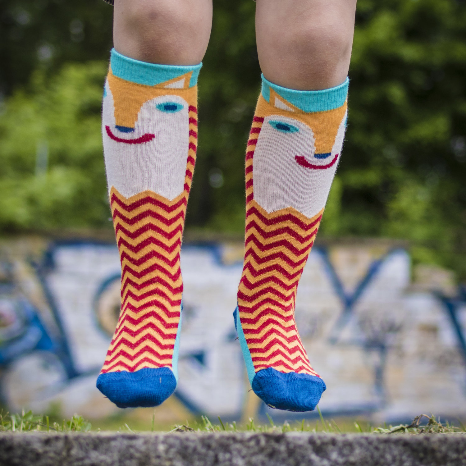 Merle Fox Knee High Socks (Double Pack) - Image 2