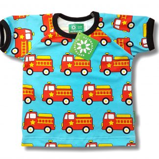 Naperonuttu Fire Truck SS Top (Size 122/128 only)