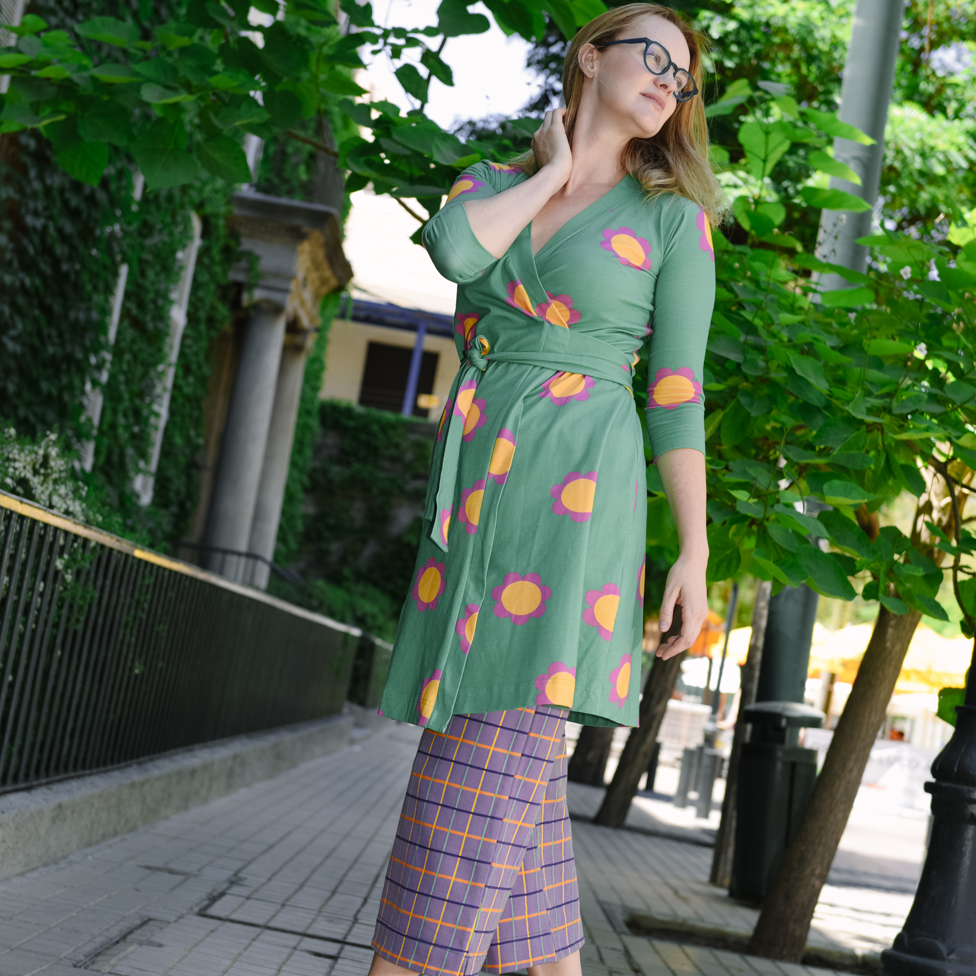 moromini wrap dress