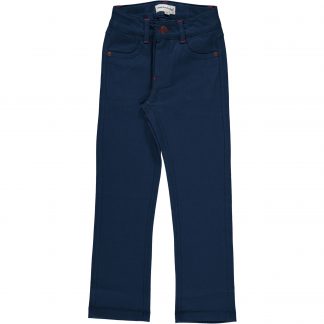 Maxomorra Dark Blue Twill Pants
