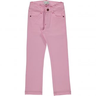 Maxomorra Light Pink Twill Pants