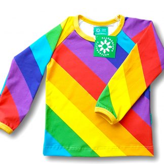 Naperonuttu Rainbow Long Sleeved Top (Size 86/92 only)