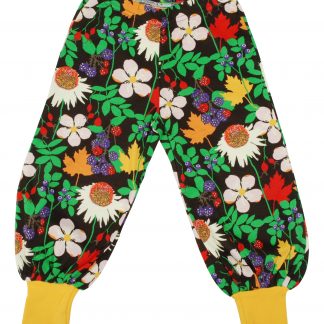 Duns Baggy Pants in Autumn Flowers Brown