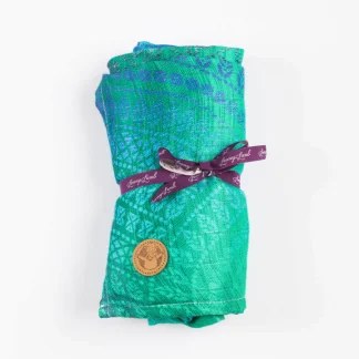 LennyLamb Swaddle Blanket in Peacock's Tail Fantasy