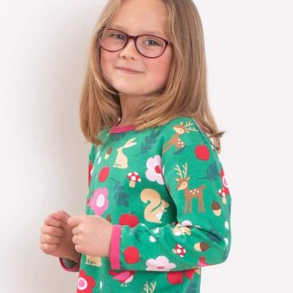 Toby Tiger Organic Forest Adventure LS Tshirt