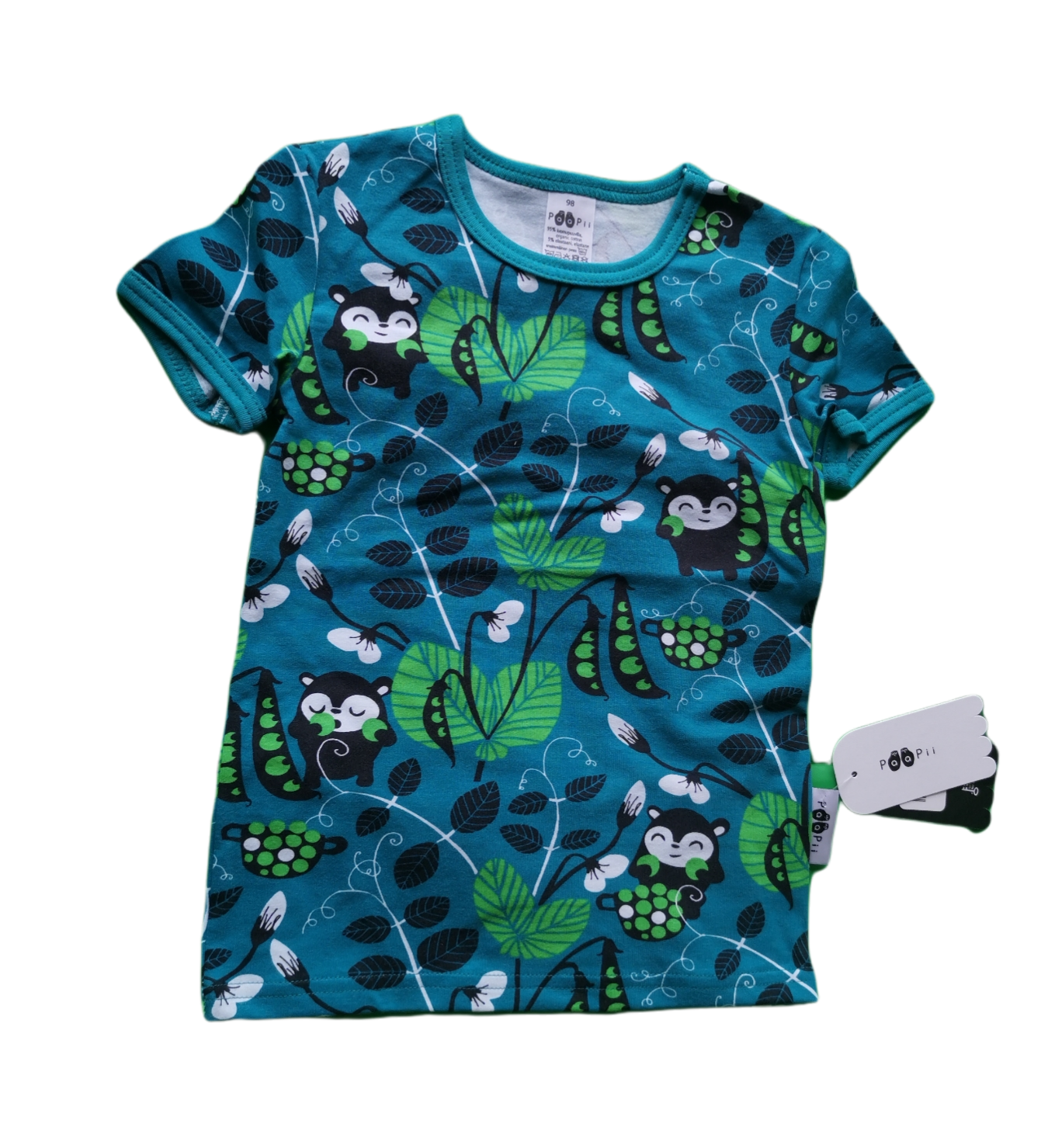 Paapii Kaiku T-shirt, Peas (110 only) - Image 7
