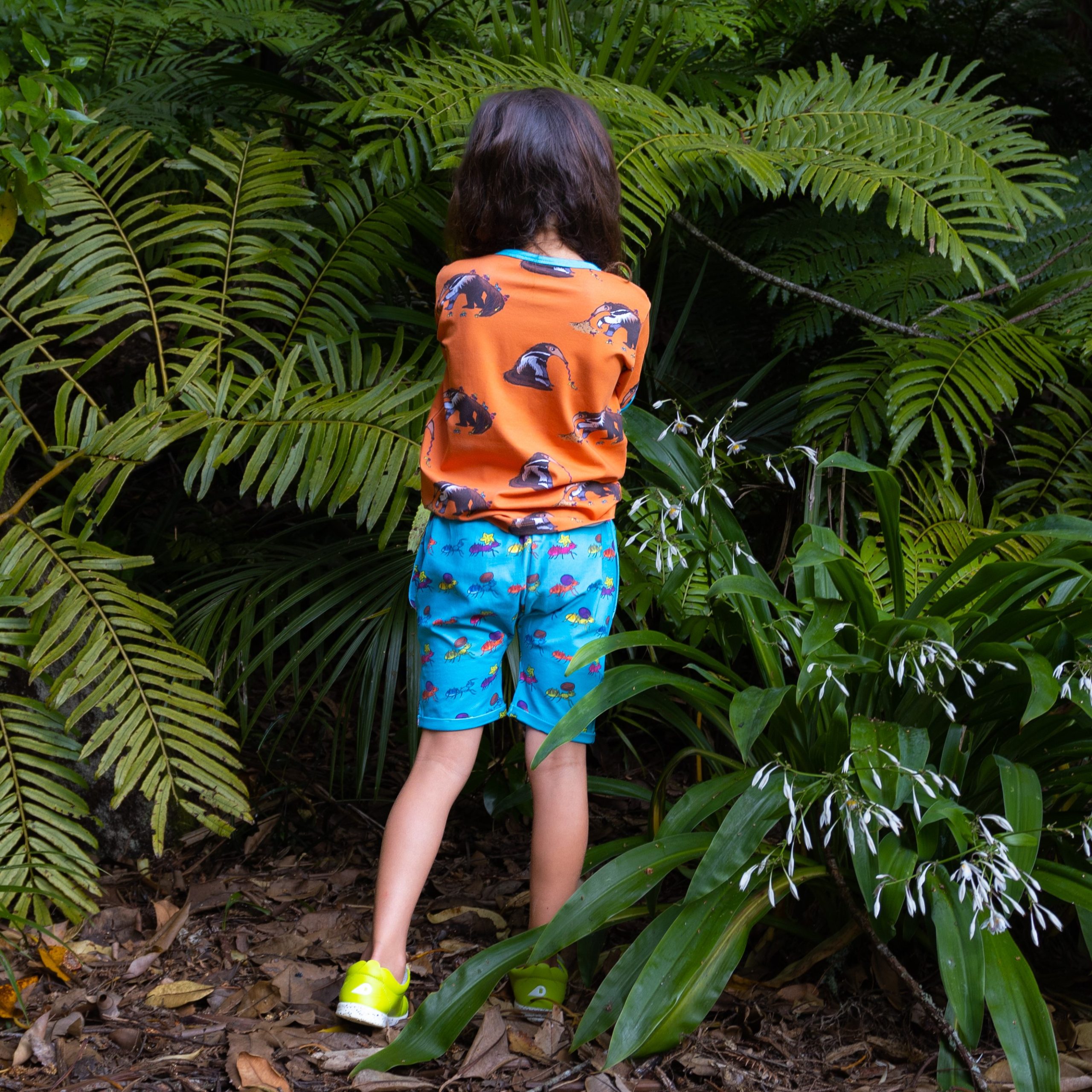 Coddi & Womple Annie the Anteater SS Tee in Marmalade - Image 3