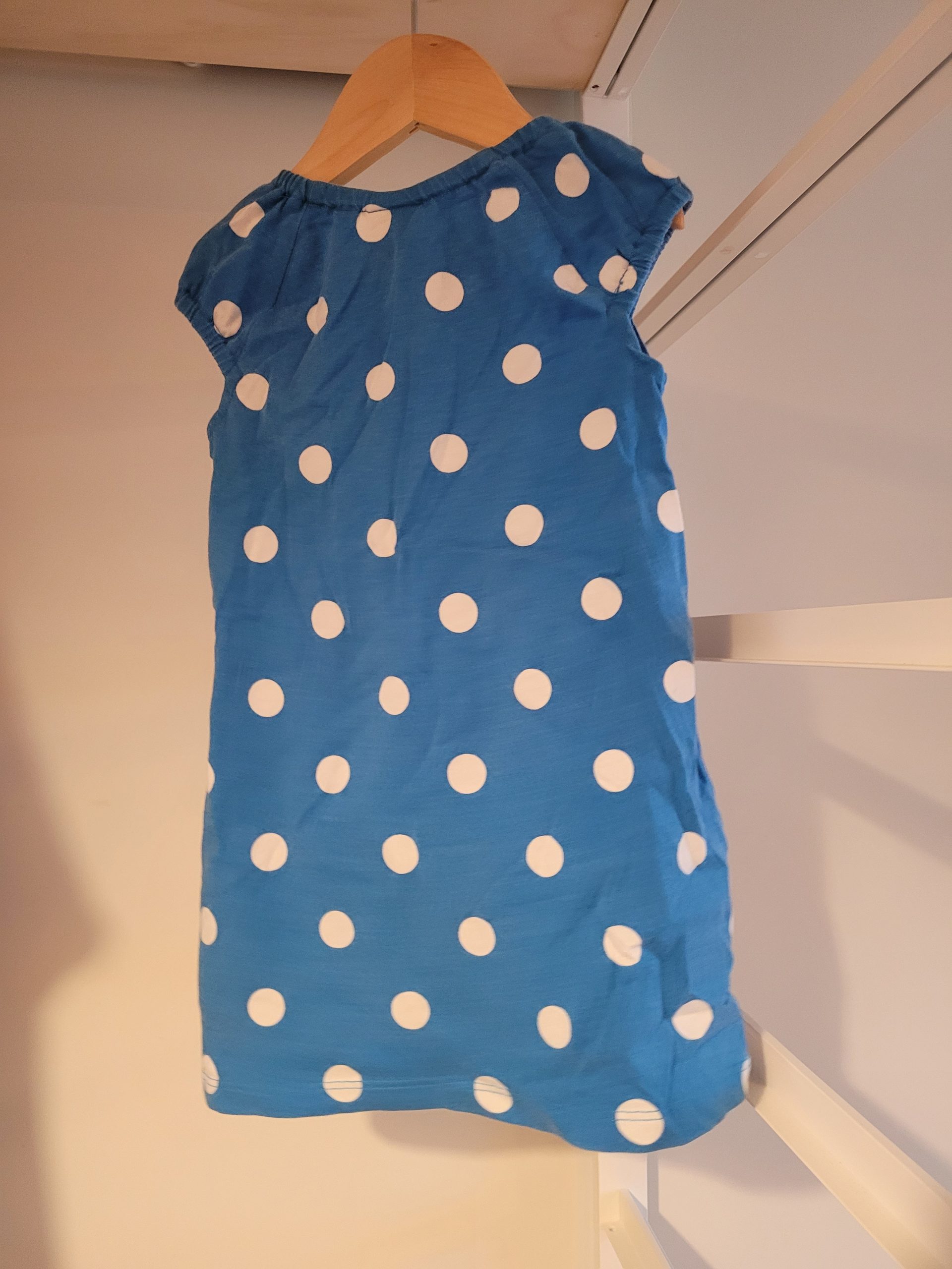 PRELOVED Frugi Blue Rainbow Dress Size 12-18 months - Image 3