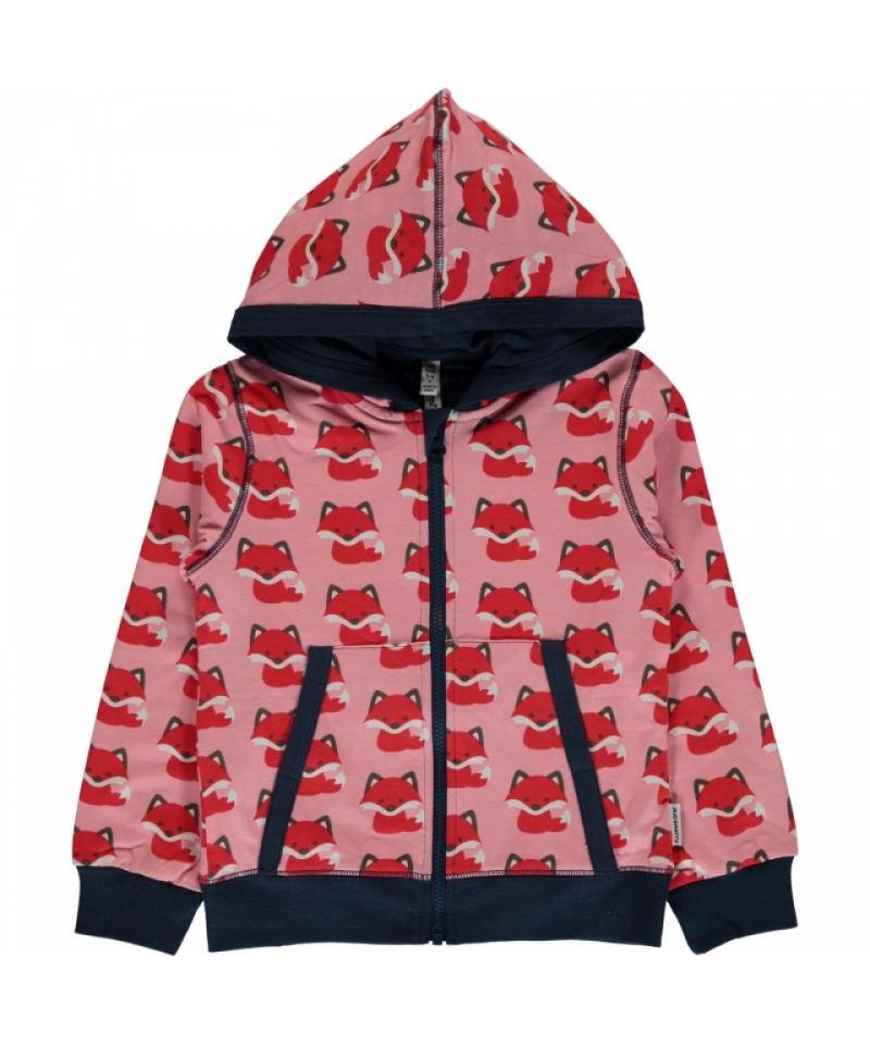 Maxomorra Fox Hooded Cardigan (Size 74/80 only)