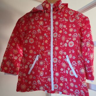 PRELOVED Pink Floral Jacket from Exit age 6-7 years