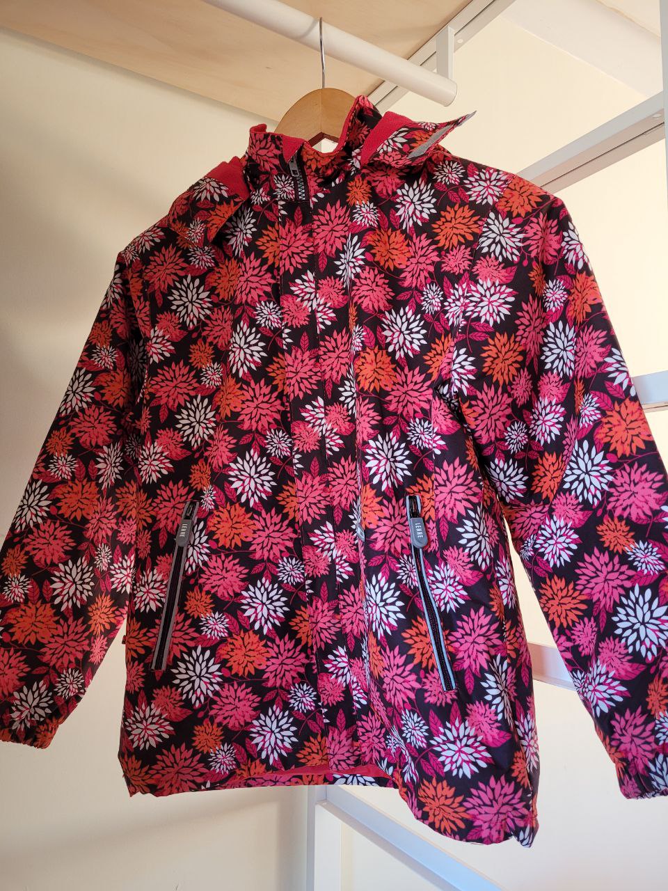 PRELOVED Pink Floral Coat Size 134