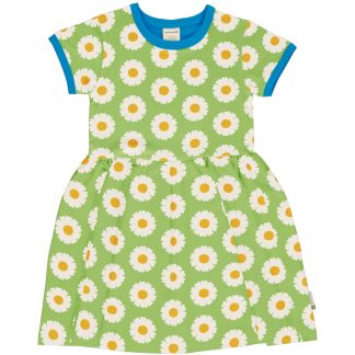 Maxomorra SS Spin Dress in Daisy