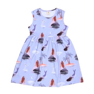 Walkiddy Colourful Mermaids Sleeveless Dress