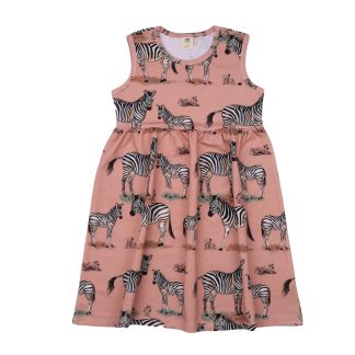 Walkiddy Zebra Family Sleeveless Dress