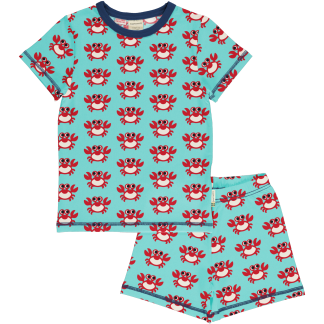 Maxomorra SS Pyjamas in Crab