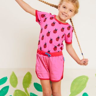Toby Tiger Organic Ladybird Print SS Top
