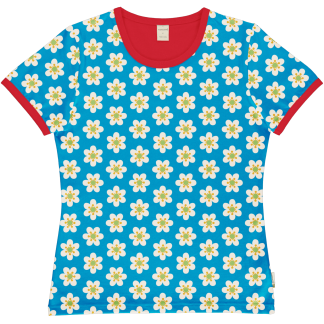 Maxomorra Adult SS Top in Anenome