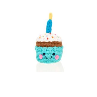 Pebble Friendly Cupcake Rattle