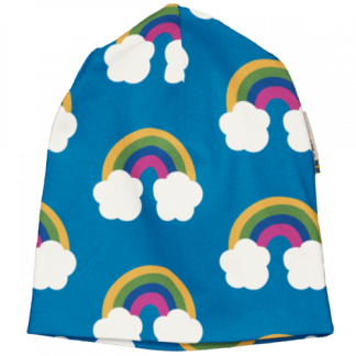 Maxomorra Doll Hat in Farm Rainbow (Size Medium Only)
