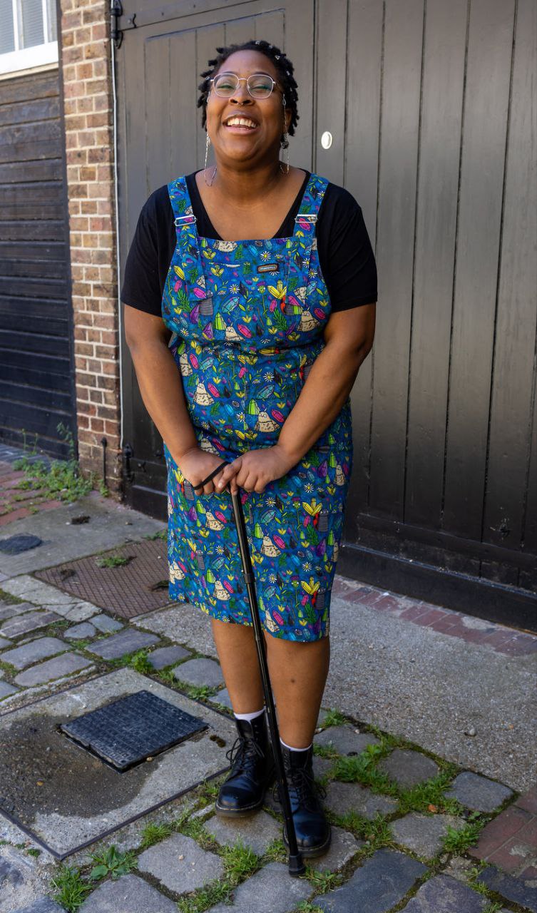 Run and Fly X Katie Abey Crystal Critters Midi Pinafore (Size 10 Only) - Image 2