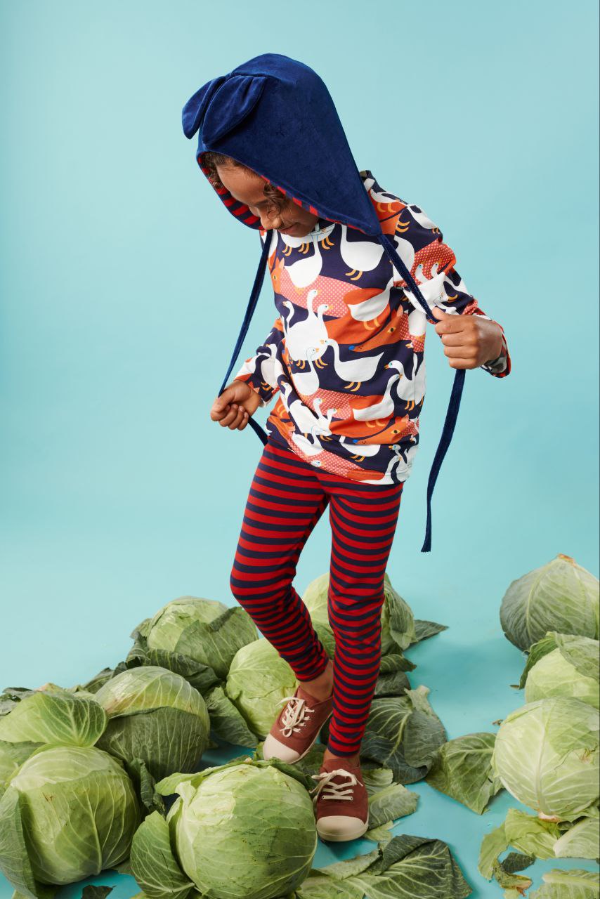 Raspberry Republic Long Sleeved T-Shirt in Goose on the Loose - Image 2