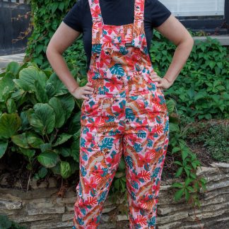 Run & Fly Tiger Lily Stretch Twill Dungarees