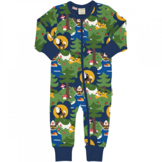 Maxomorra Long Sleeved Rompersuit in Nordic Wild