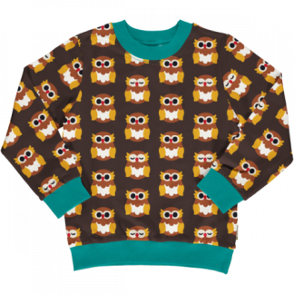 Maxomorra Sweatshirt in Nordic Owl