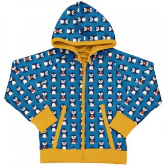 Maxomorra Adult Hooded Cardigan in Arctic Penguin (Small Only)