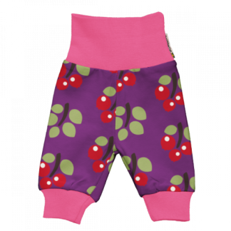 Maxomorra Doll Rib Pants in Arctic Berry (Medium Only)