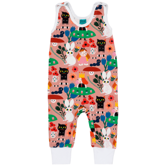 Raspberry Republic Dungarees - Rabbit Hole