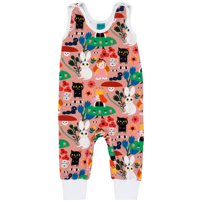 Raspberry Republic Dungarees – Rabbit Hole – Gwisk Lowen