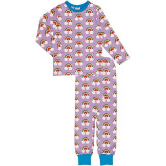 Maxomorra Long Sleeved Pyjamas in Tales Rainbow