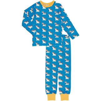 Maxomorra Long Sleeved Pyjamas in Tales Unicorn