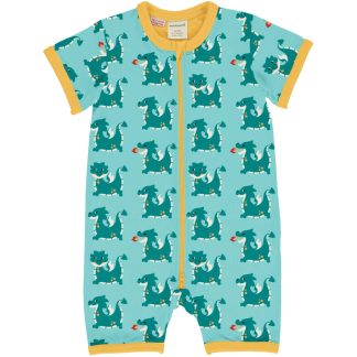 Maxomorra Short Sleeved Rompersuit in Tales Dragon