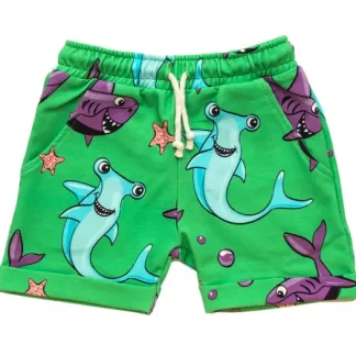 Mullido Green Shark Shorts