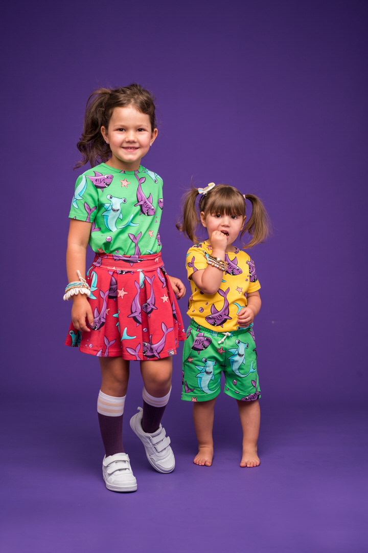 Mullido Green Shark Shorts (Size 134/140 Only) - Image 2