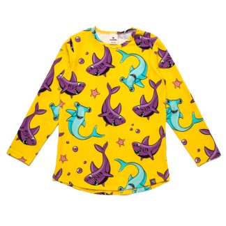 Mullido Yellow Longsleeve Shark Top