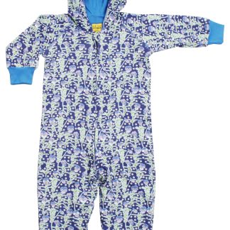 Duns Hood Suit in Viola Mazarine Blue