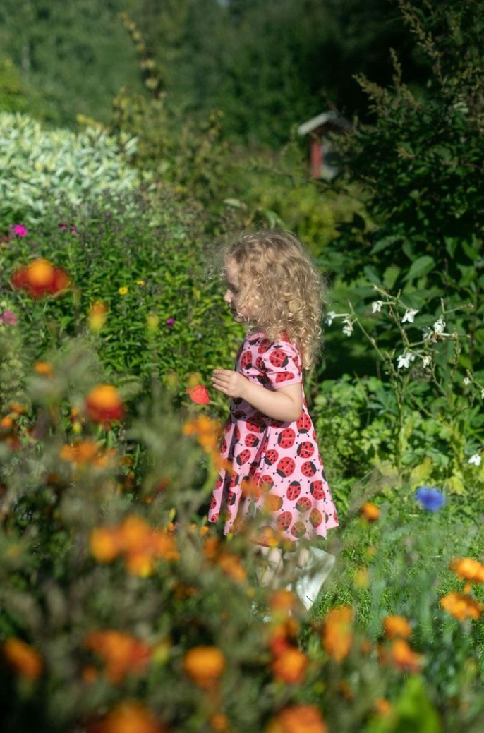 Paapii Sani Dress in Kerttu Ladybird Light Pink - Image 6