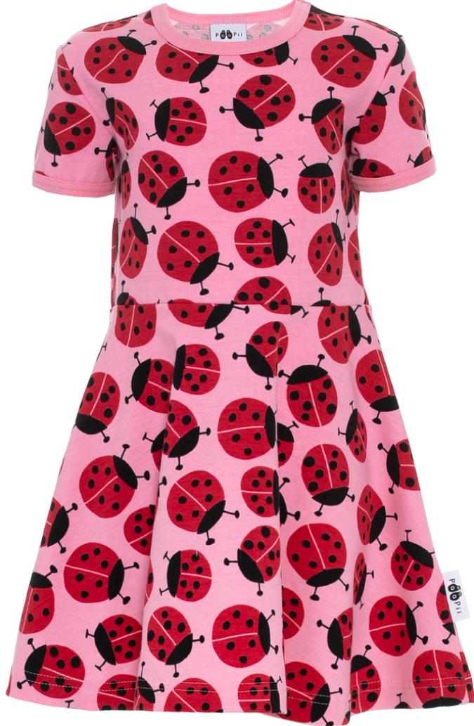 Paapii Sani Dress in Kerttu Ladybird Light Pink