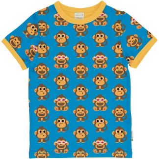 Maxomorra Short Sleeved T-Shirt in Party Monkey