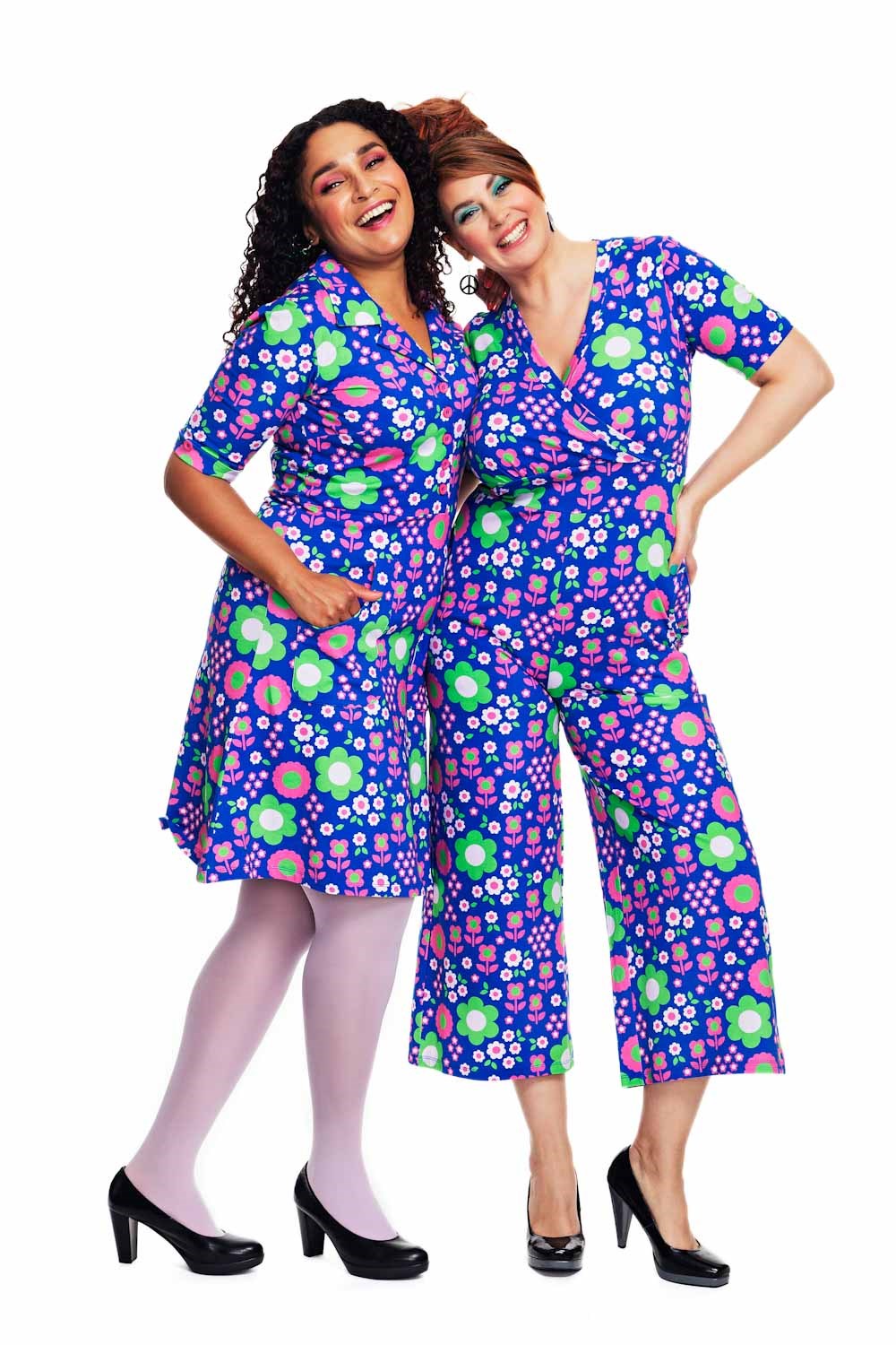 Cissi och Selma Britta Jumpsuit in Daisy Bla - Image 2