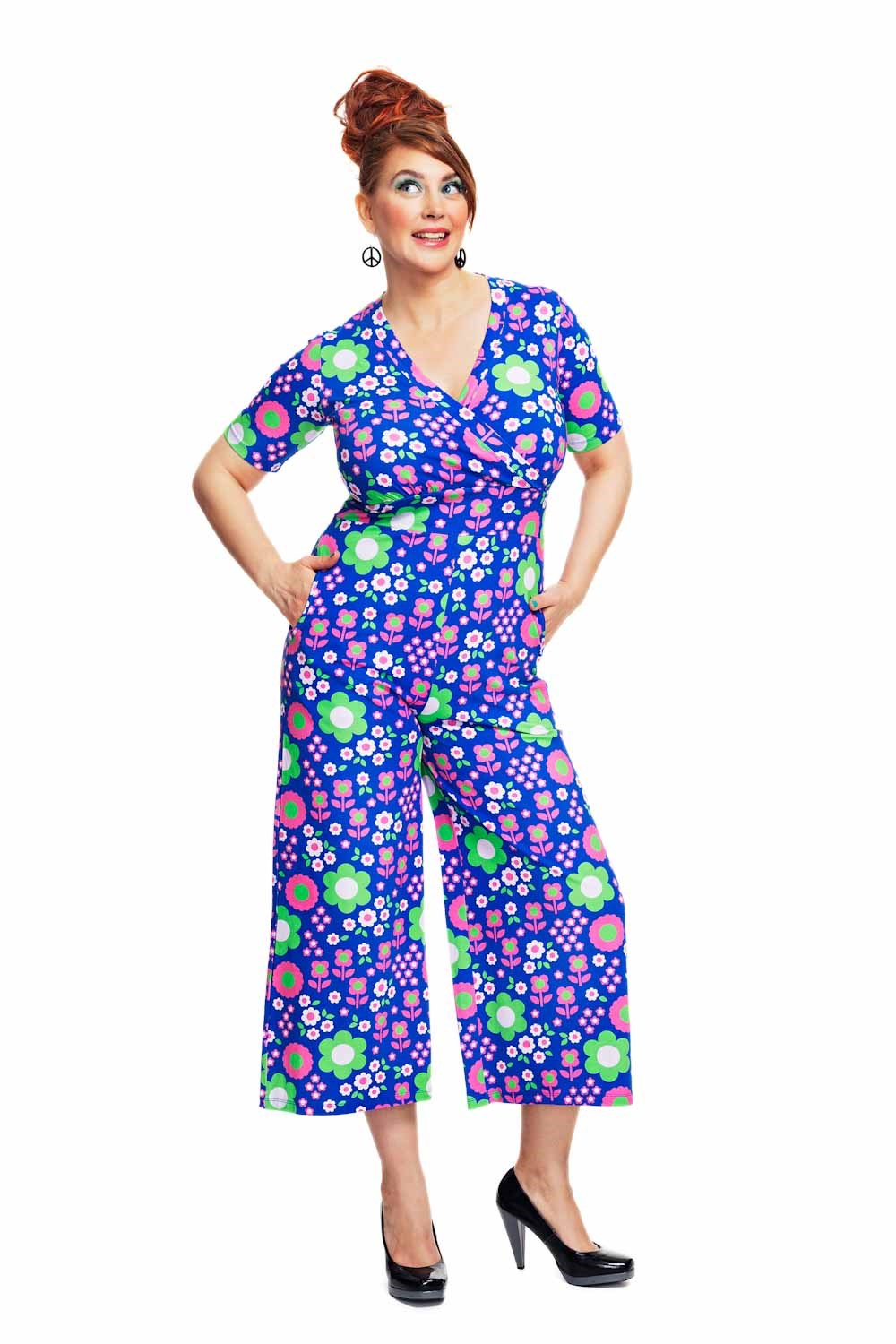 Cissi och Selma Britta Jumpsuit in Daisy Bla - Image 6